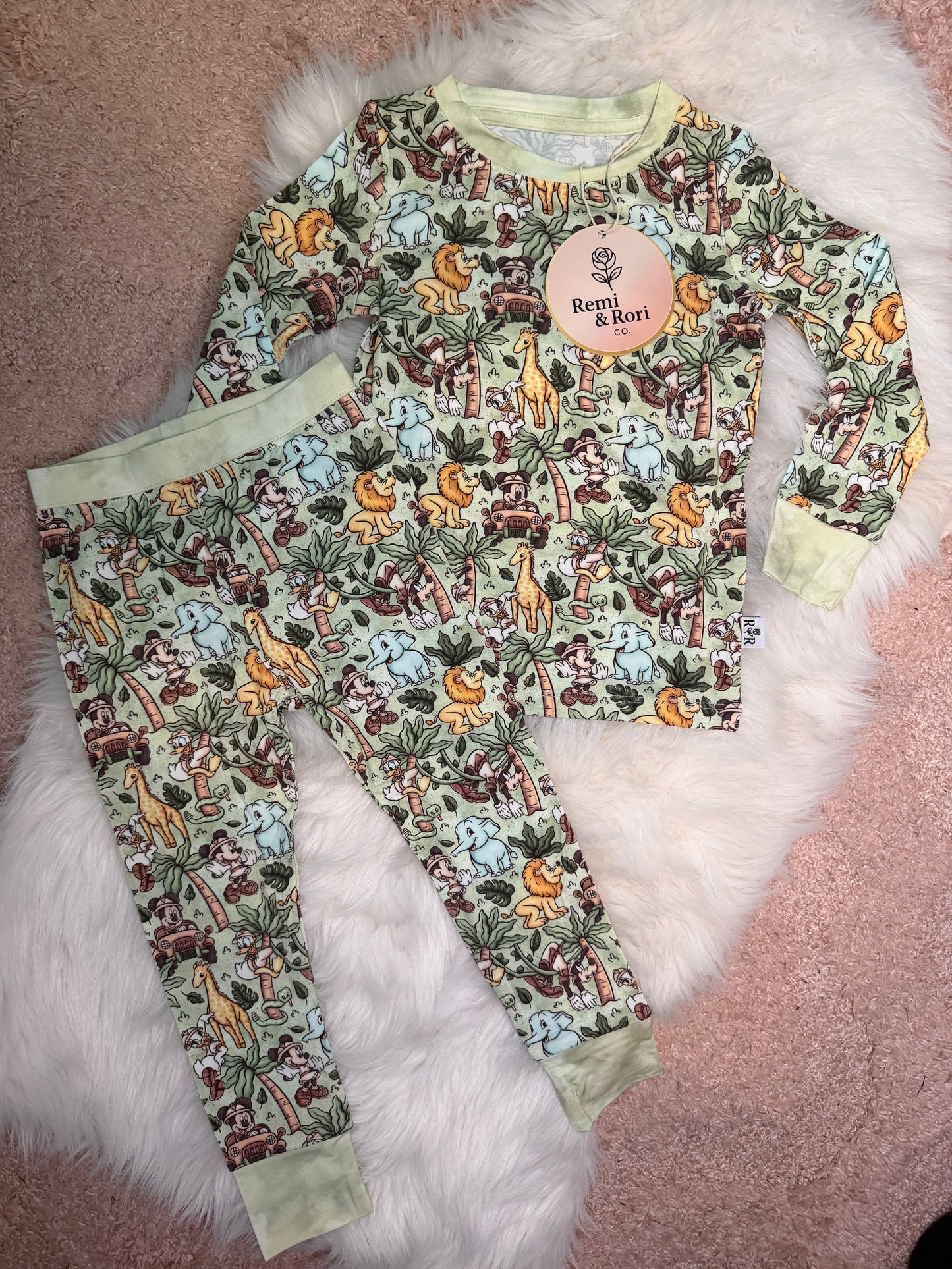 Mickey Safari Long Set